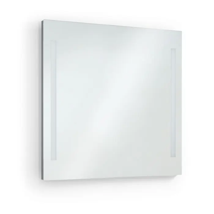Espelho Led Afrodita 80x80cm para wc ou maquiagem. espelho led 80cm