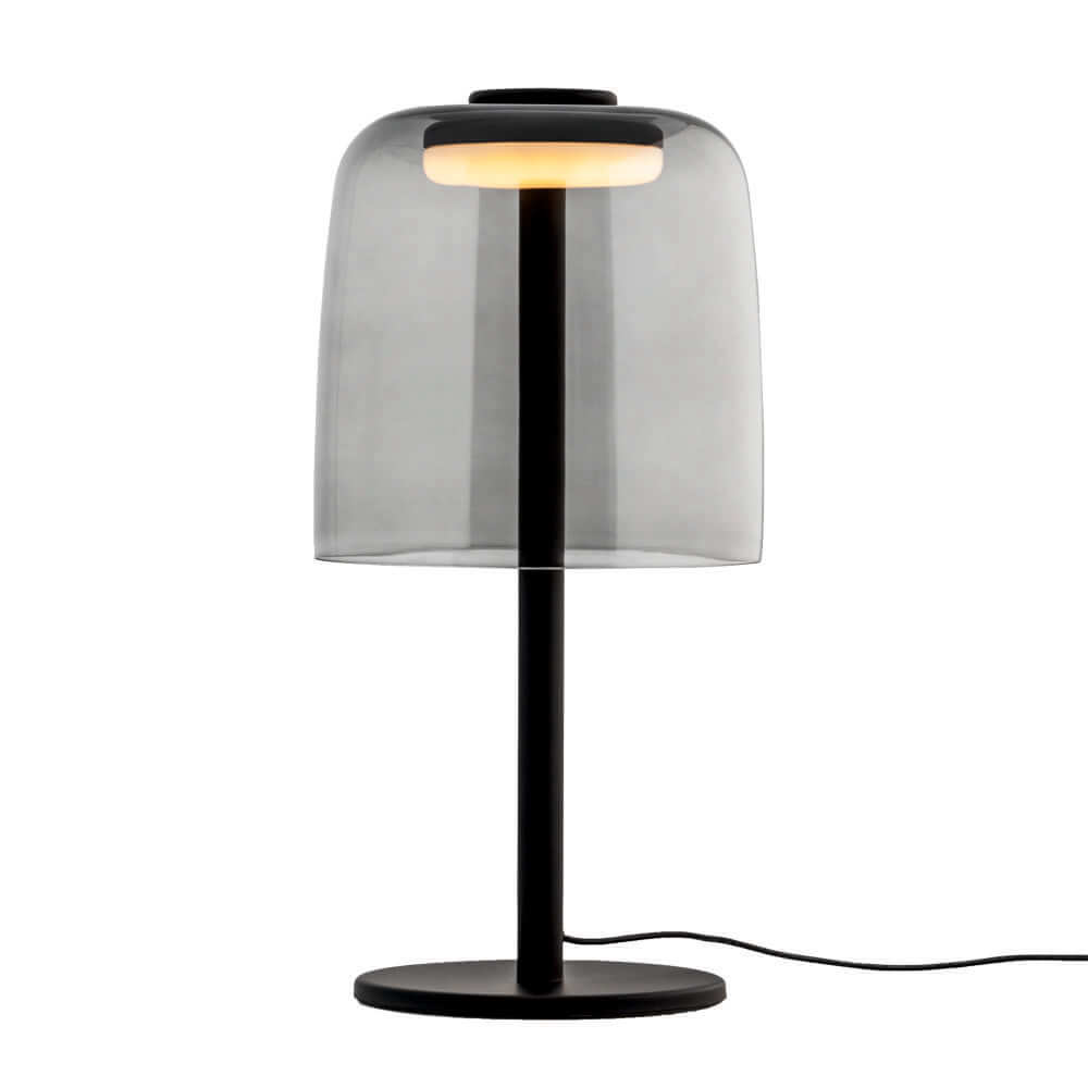 Candeeiro de mesa LEDS C4 Levels 22cm Fumado ⋆ Tecniled