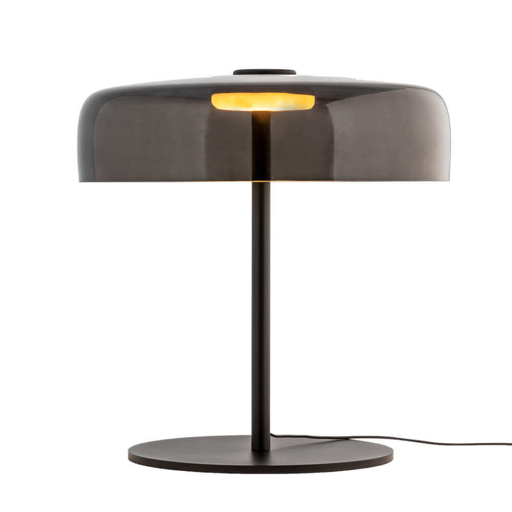 Candeeiro de Mesa Leds C4 Levels Fumado ⋆ Vidro ⋆ Tecniled